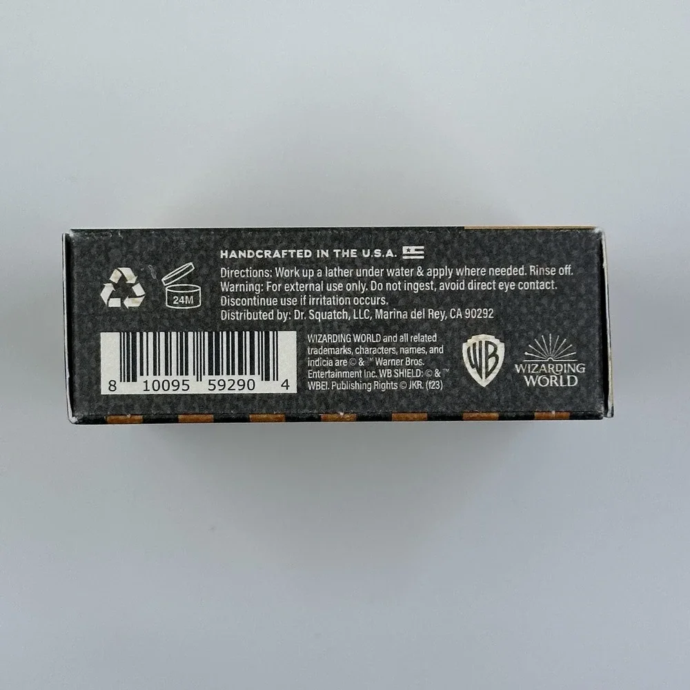 Hufflepuff Dr Squatch Ltd Ed. Soap Harry Potter Lather Of The Loyal Med Grit 5oz